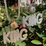 Load image into Gallery viewer, DUBSS - Iced Out Money Bag Letter Pendant
