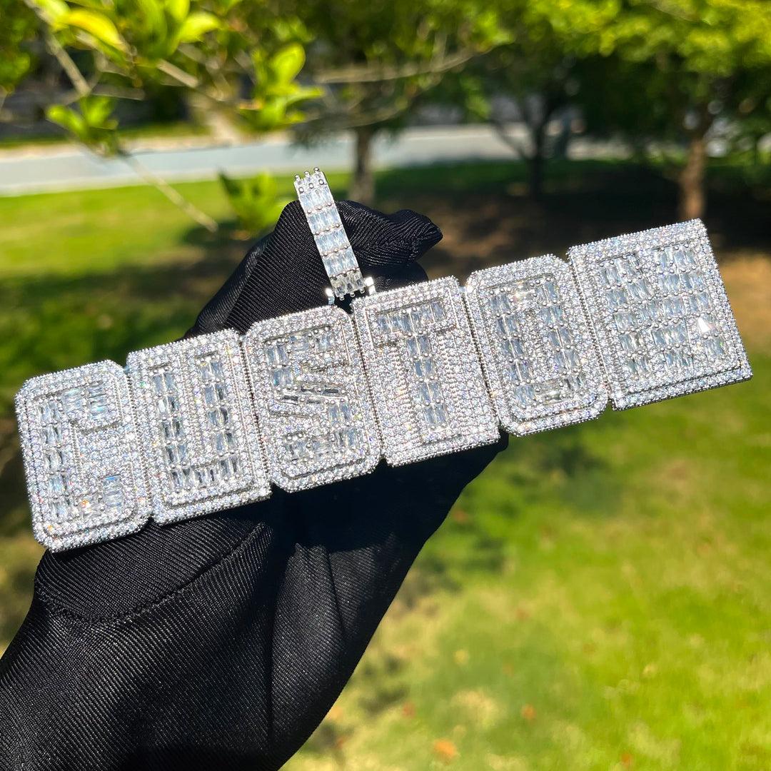 DUBSS - Custom Block Letter Pendant