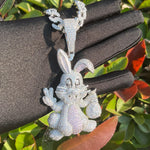 Load image into Gallery viewer, DUBSS - Iced Out Rabbit Pendant
