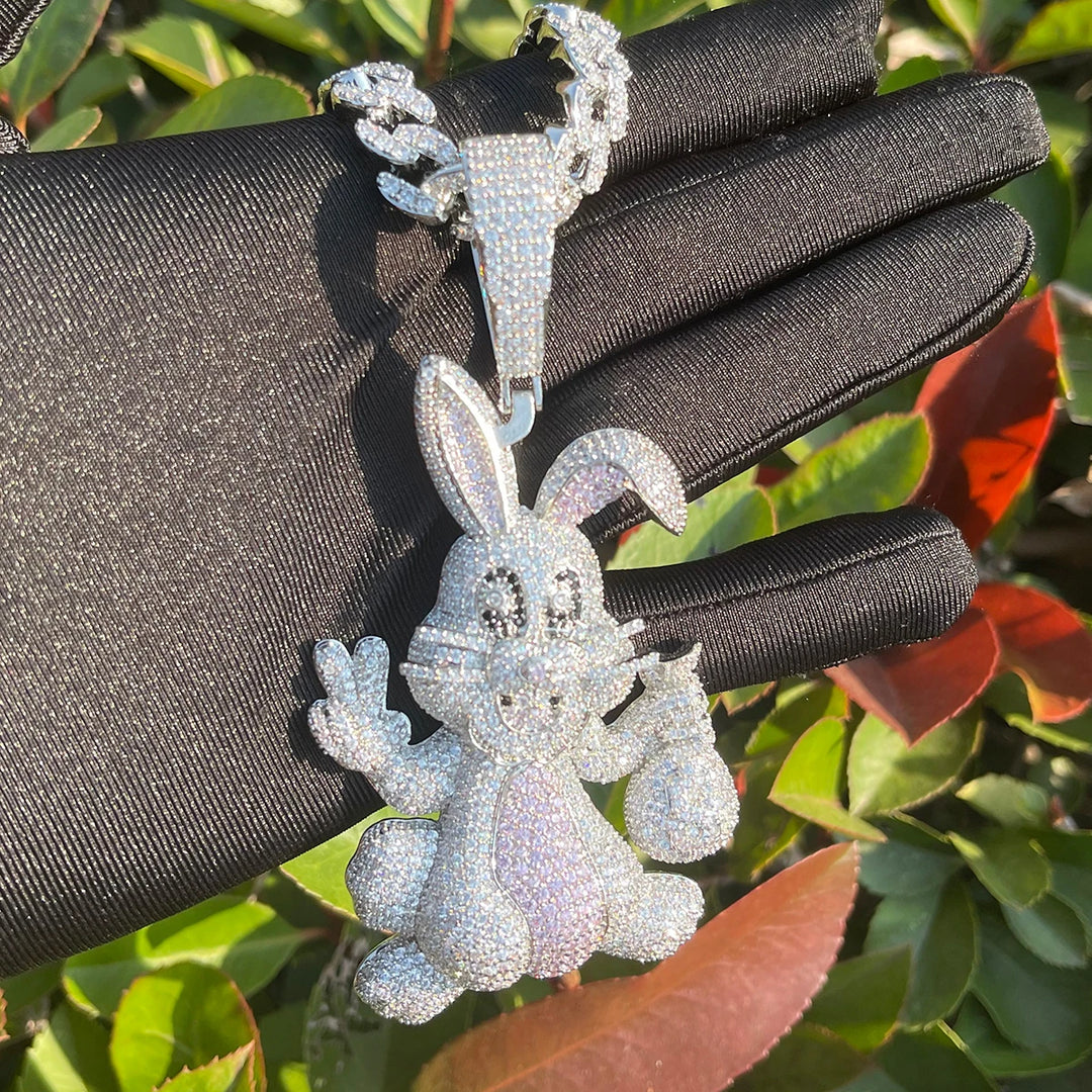 DUBSS - Iced Out Rabbit Pendant