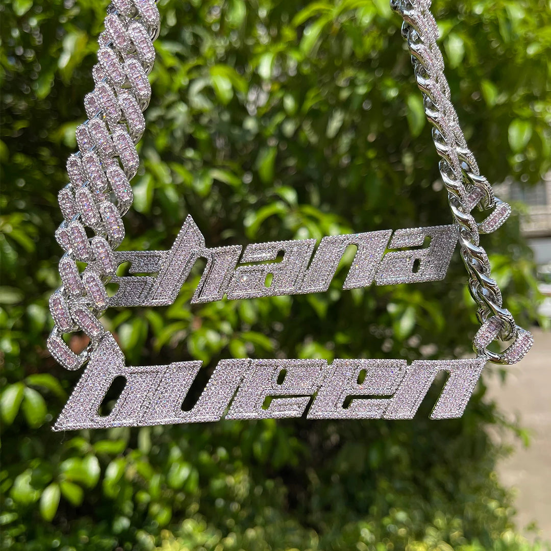 DUBSS - Custom Script Letter Pendant