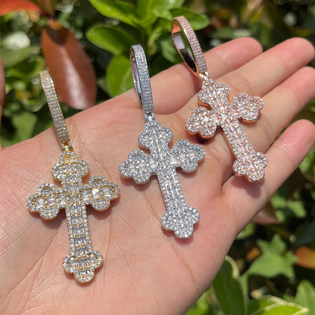 DUBSS - Miracle Baguette Cross Pendant