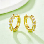 Load image into Gallery viewer, DUBSS - 14mm Iced Out Hoop Earrings
