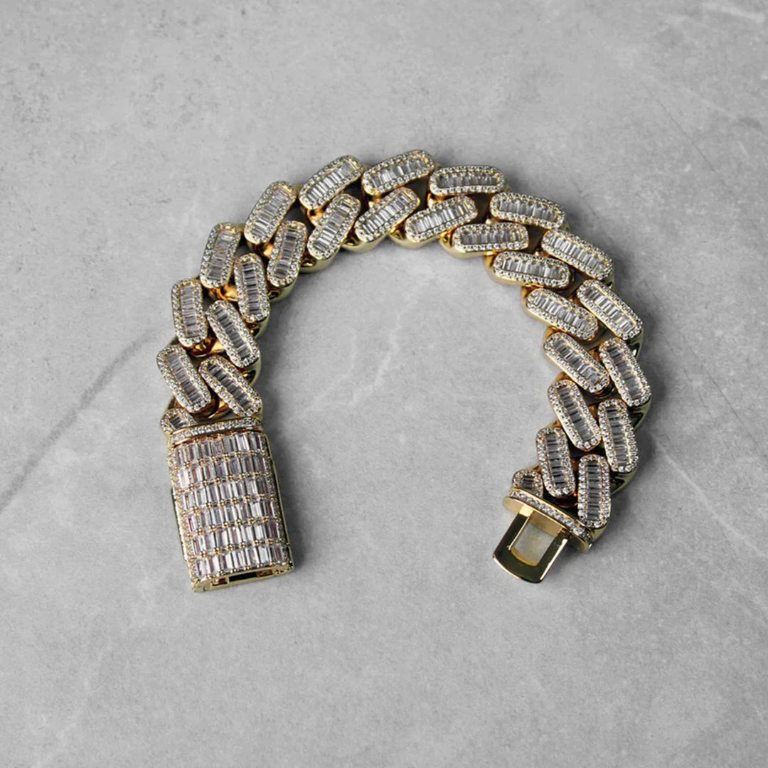 DUBSS - 20mm  Baguette Miami Cuban Bracelet