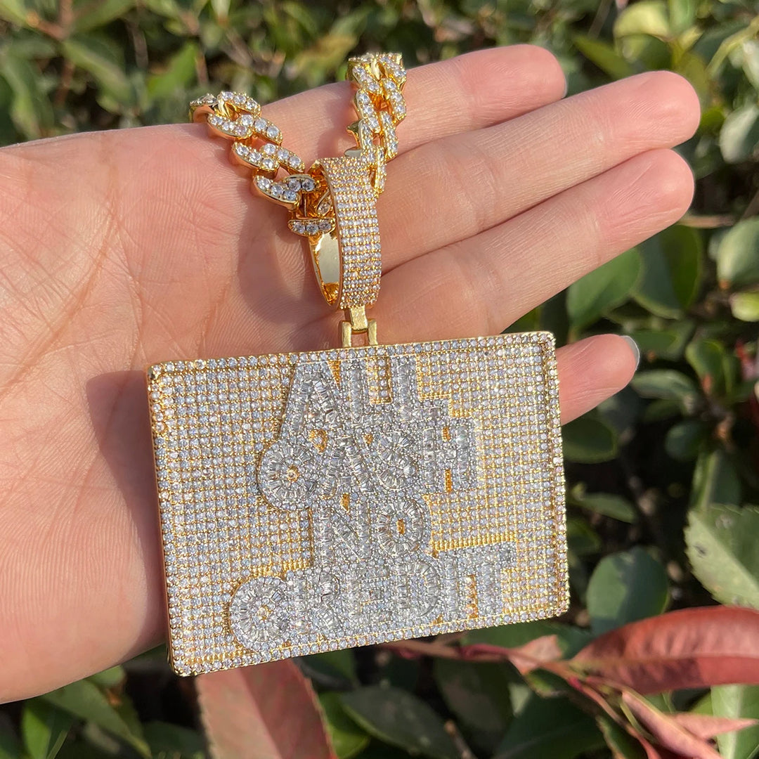 DUBSS - Iced Out All Cash No Credit Pendant