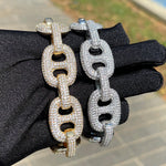 Load image into Gallery viewer, DUBSS - Iced Out Number 8 Cuban Bracelet
