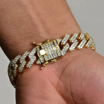 Load image into Gallery viewer, DUBSS - 14mm Iced Out Prong Bracelet
