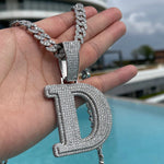 Load image into Gallery viewer, DUBSS - Custom Iced Out Double Layer Single A-Z Letter Pendant
