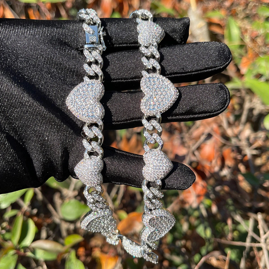 DUBSS - Iced Out Influx Heart Chain