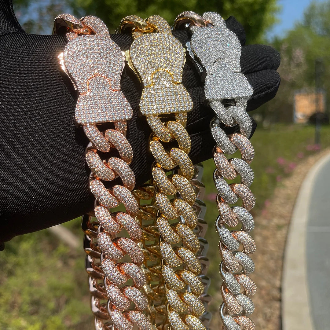 DUBSS - 18mm Iced Out Cuban Chain