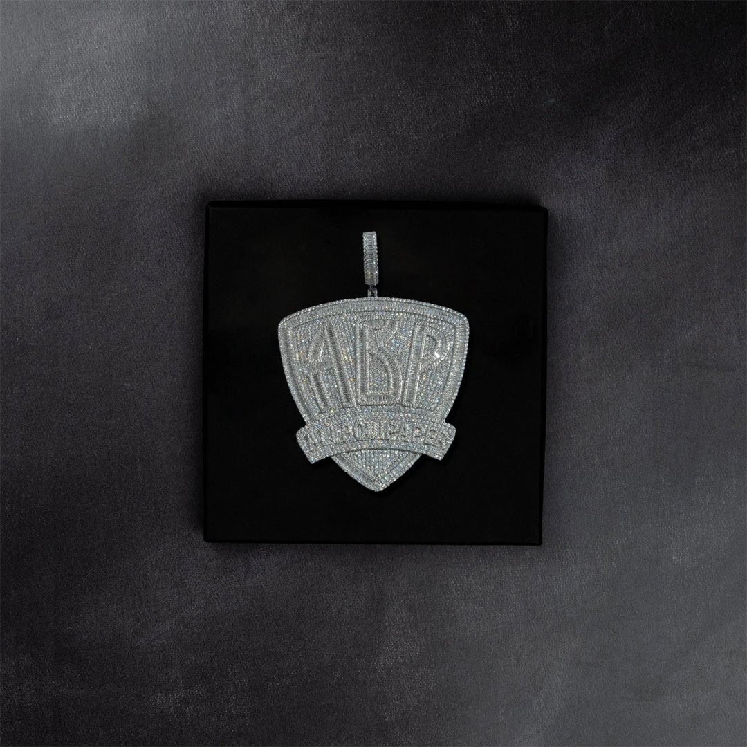 DUBSS - Iced Out Prong All BOUI PAPER Pendant
