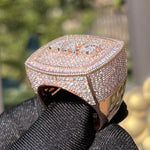 Load image into Gallery viewer, DUBSS - 3mm Custom Name Iced Out The Goat Ring
