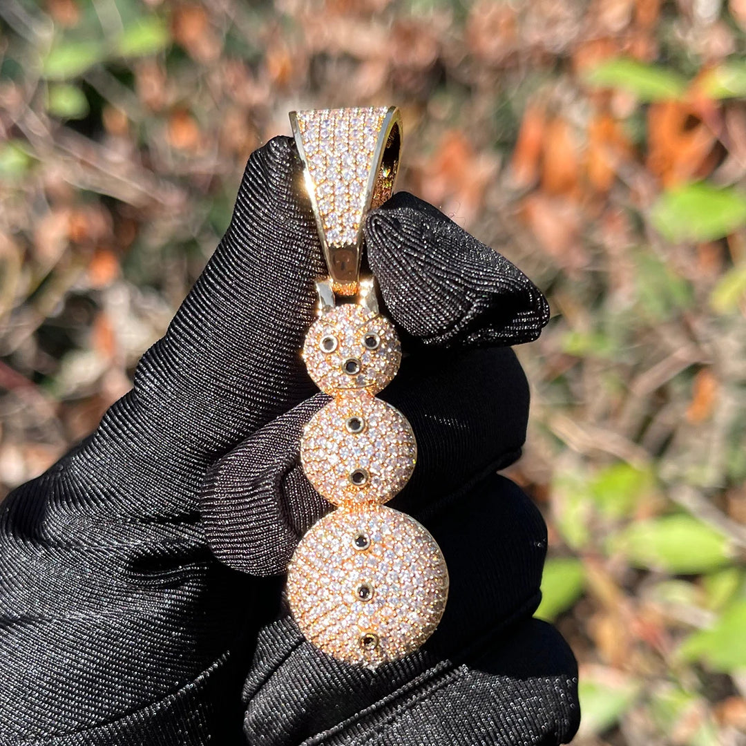 DUBSS - Iced Out Snowman Pendant