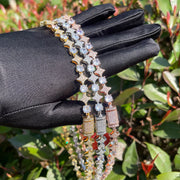 DUBSS - Iced Out Prong Dot Star Chain