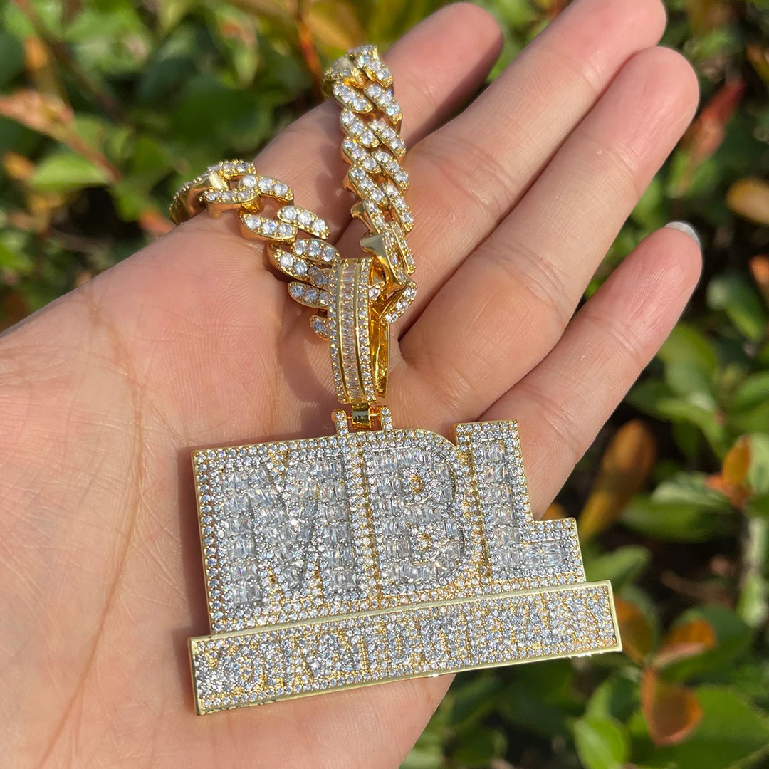 DUBSS - Iced Out Motivated By Loyalty Pendant