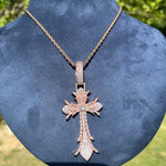 Load image into Gallery viewer, DUBSS - Iced Out Gothic Cross Pendant
