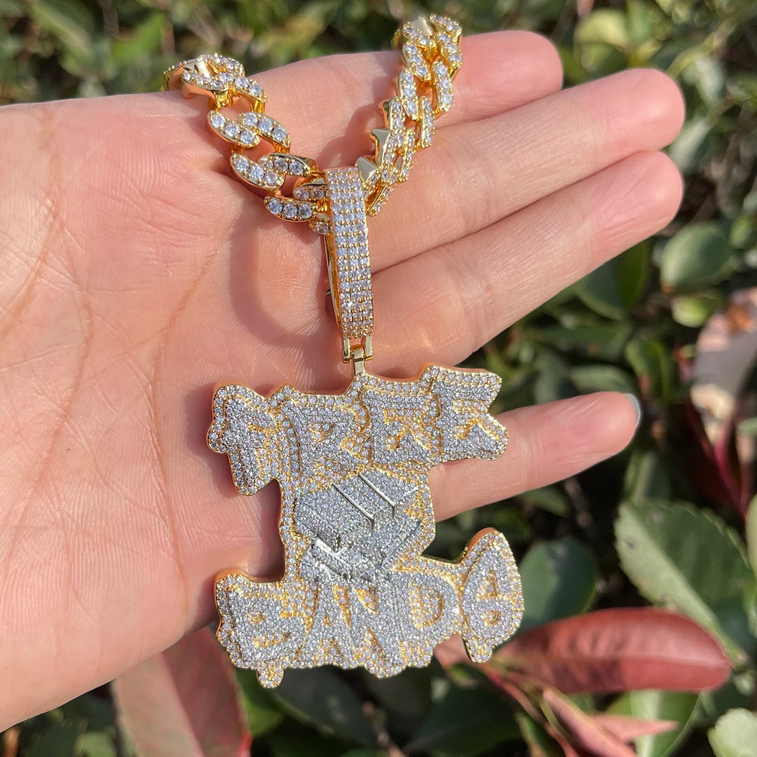 DUBSS - Iced Out Free Bands Pendant