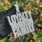 Load image into Gallery viewer, DUBSS - Iced Out Loyalty Makes You Family Pendant
