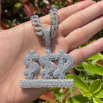 Load image into Gallery viewer, DUBSS - Iced Out Show Stay Down Pendant
