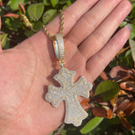 Load image into Gallery viewer, DUBSS - Iced Out Medieval Cross Pendant
