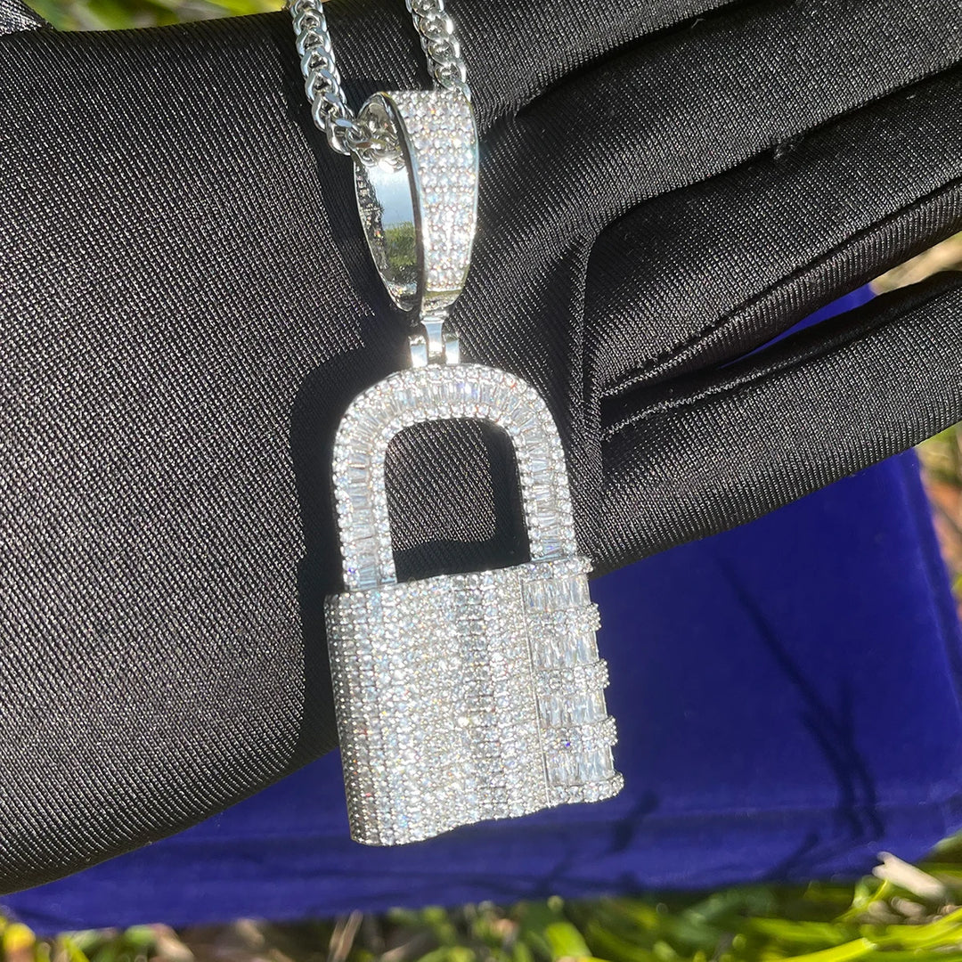 DUBSS - Iced Out Password Lock Pendant