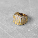 Load image into Gallery viewer, DUBSS - 10mm Iced Gold Hustler&#39;s Ring
