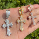 Load image into Gallery viewer, DUBSS - Iced Out Holy Cross Pendant
