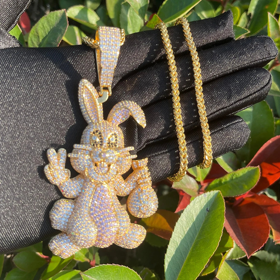 DUBSS - Iced Out Rabbit Pendant