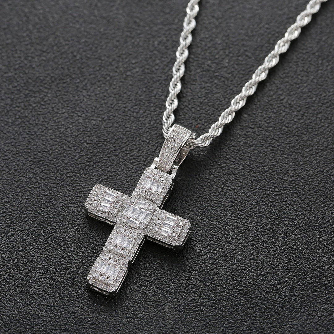 DUBSS - Iced Out OG Baguette Cross Pendant