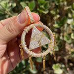 Load image into Gallery viewer, DUBSS - Iced Out Dream Catcher Pendant
