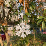 Load image into Gallery viewer, DUBSS - Iced Out Baguette Snow Flower Pendant
