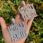 Load image into Gallery viewer, DUBSS - Iced Out Loyalty Makes You Family Pendant
