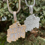 Load image into Gallery viewer, DUBSS - Iced Out Bread Gang Pendant
