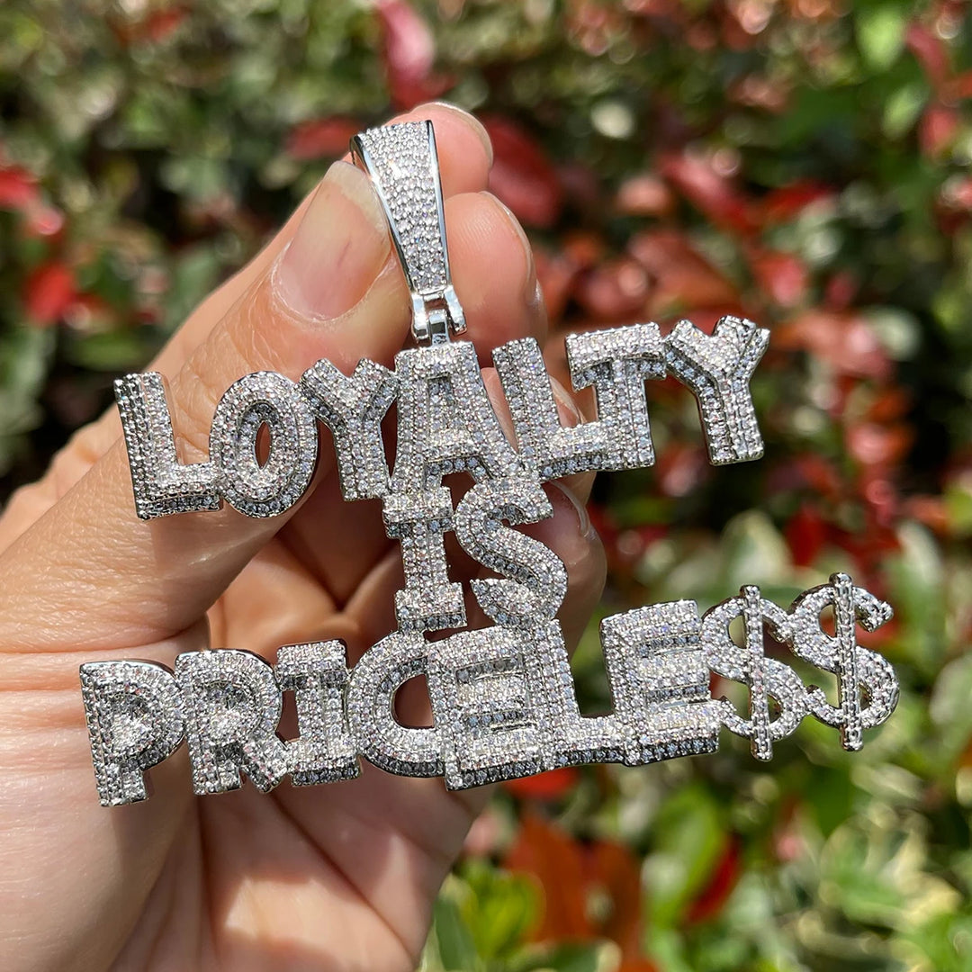 DUBSS - Iced Out Loyalty Is Priceless Pendant