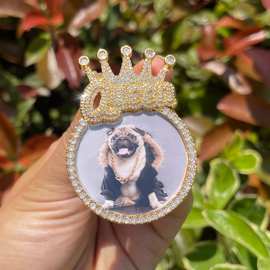 DUBSS - Custom Crowned Queen Photo Pendant