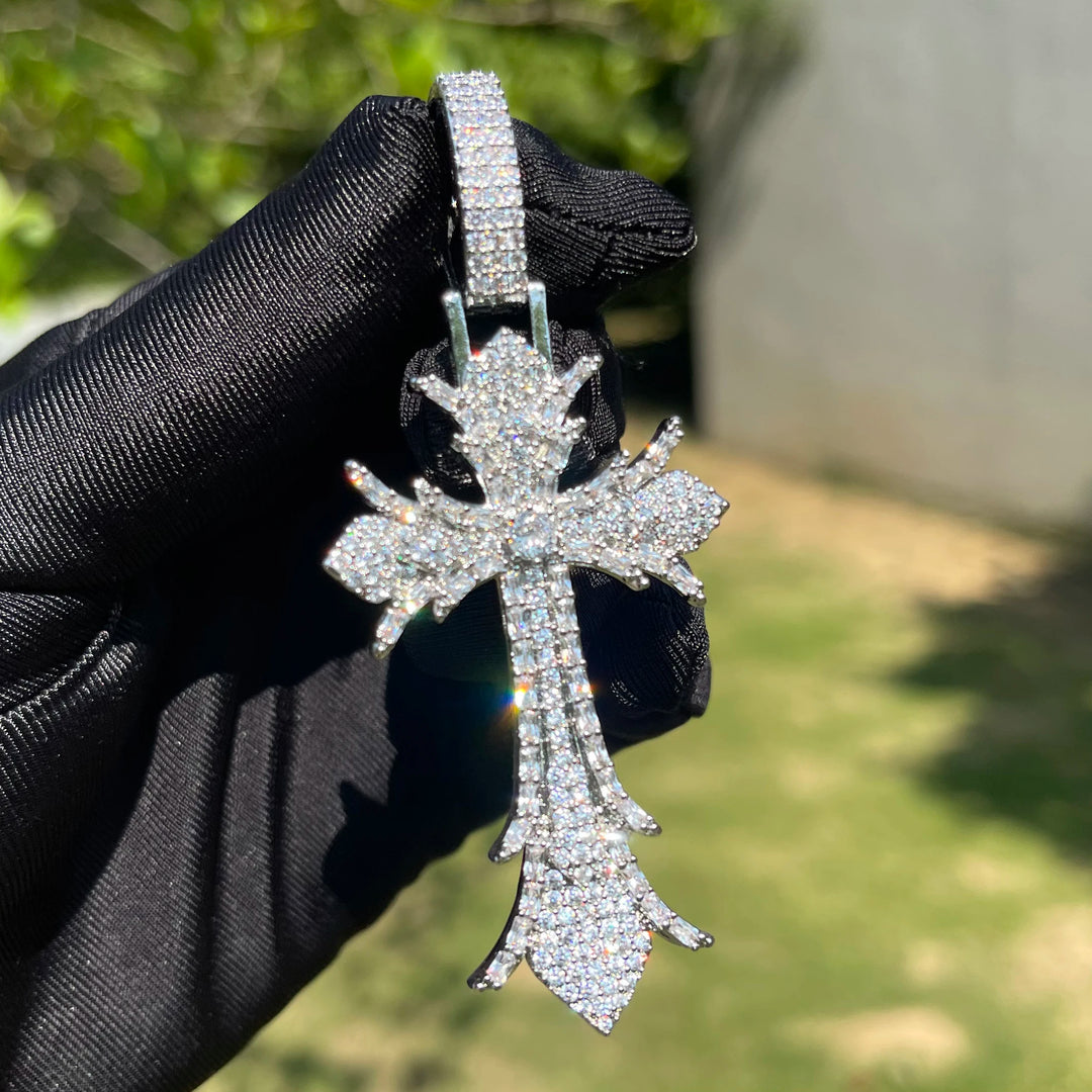 DUBSS - Iced Out Gothic Cross Pendant