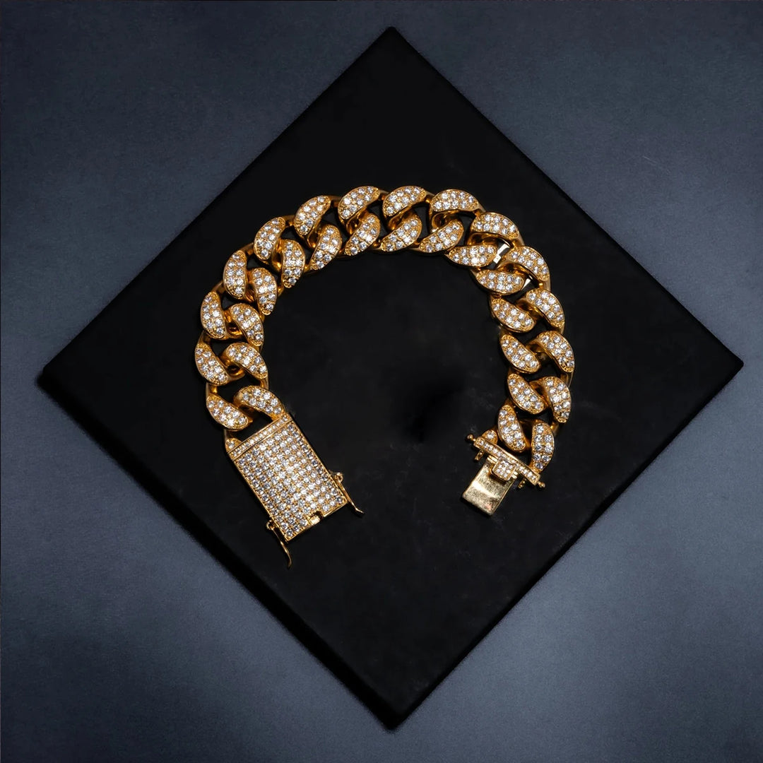 DUBSS - 20mm Player Cuban Link Bracelet