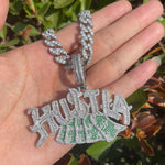 Load image into Gallery viewer, DUBSS - Iced Out Hustla Dollar Pendant
