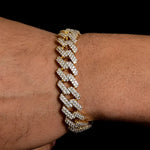 Load image into Gallery viewer, DUBSS - 14mm Iced Out Prong Bracelet
