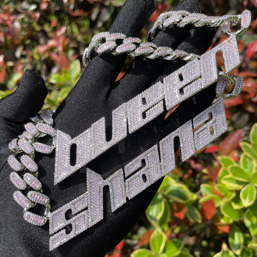 DUBSS - Custom Script Letter Pendant