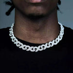 Load image into Gallery viewer, DUBSS - 12mm Iced Infinity Cuban Chain
