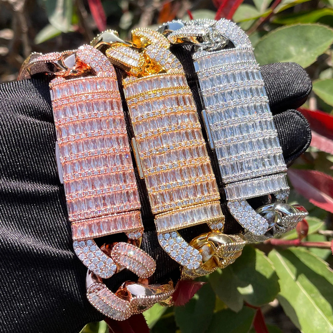 DUBSS - Iced Out Box Tongue Bracelet