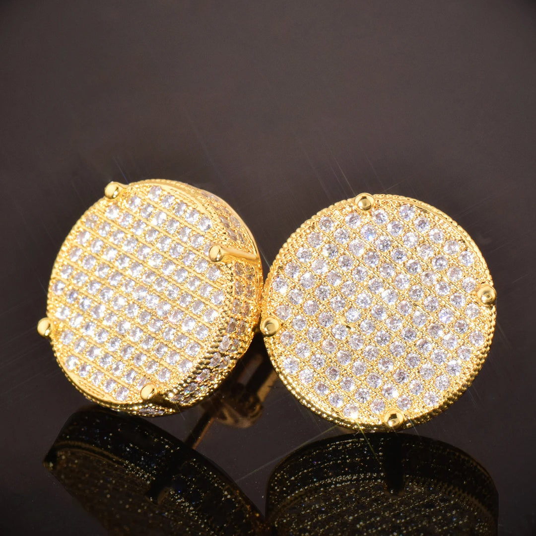 DUBSS - 14mm Round XL Cluster Earrings