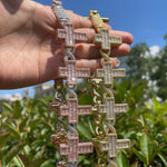 Load image into Gallery viewer, DUBSS - Iced Out Infinity Cross Chain
