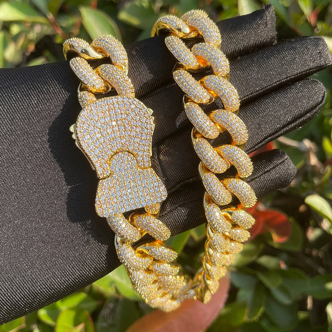 DUBSS - Iced Out Spring Clasp Cuban Chain