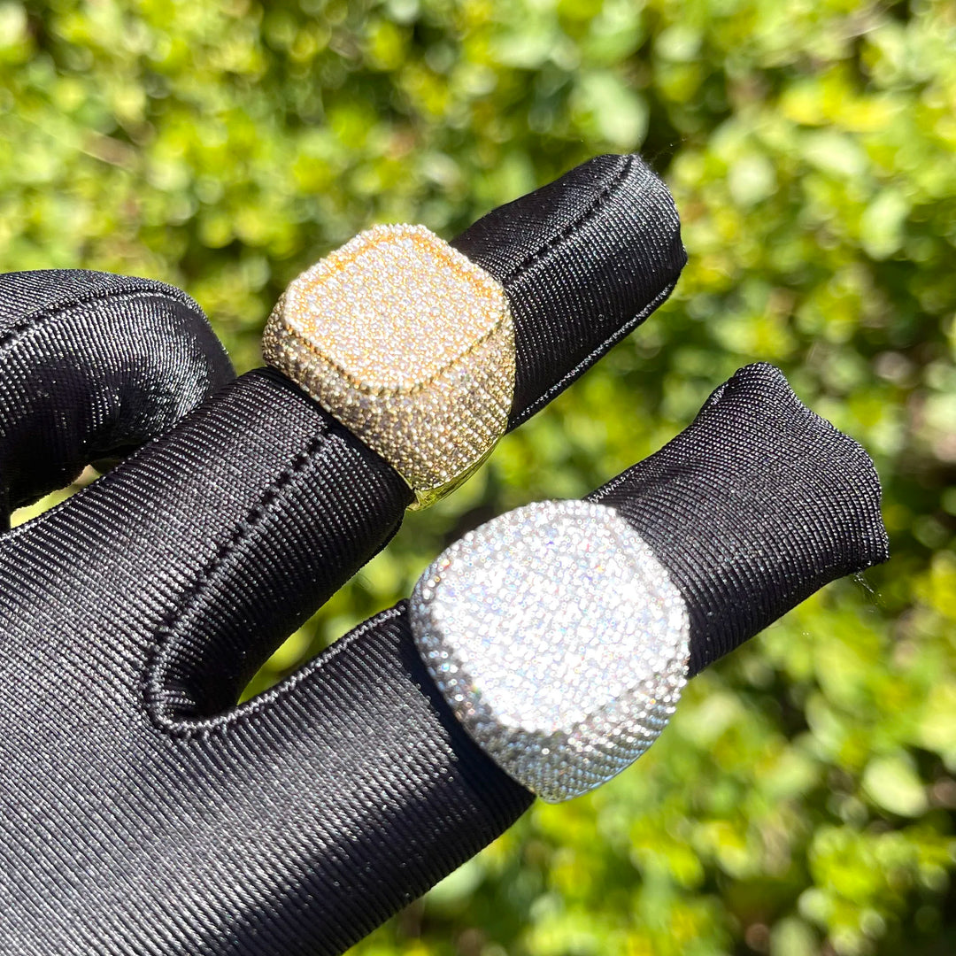 DUBSS - Iced Out Squared Rings