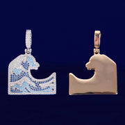 DUBSS - Iced Out Ocean Wave Pendant