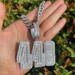 Load image into Gallery viewer, DUBSS - Iced Out 488 Baguette Pendant
