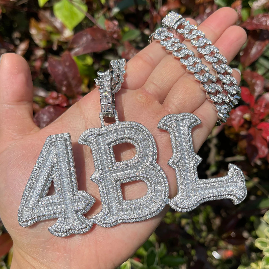 DUBSS - Custom Western Font Letter Pendant