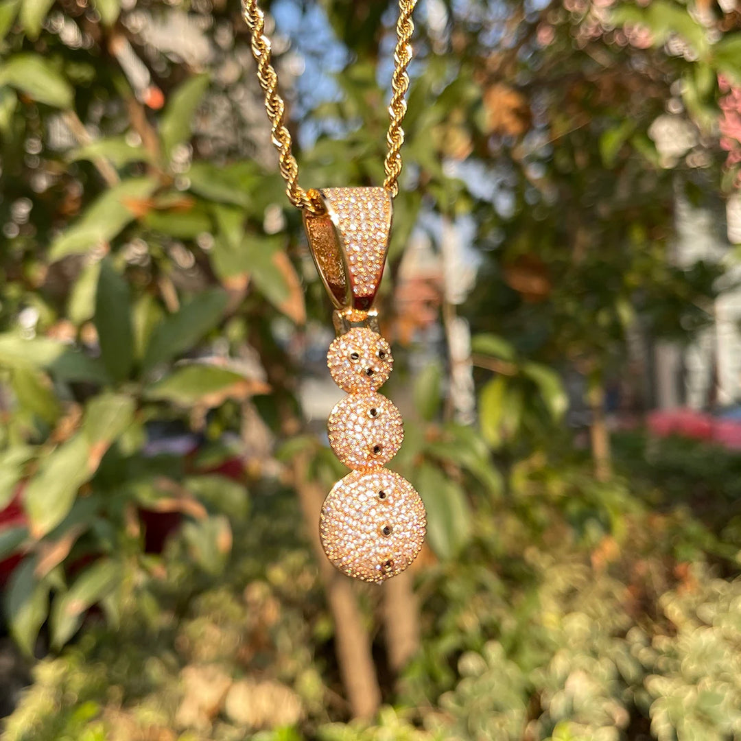 DUBSS - Iced Out Snowman Pendant